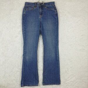 Jeanstar Womens Jeans Flare Blue Denim Medium Wash Mid Rise‎ 6